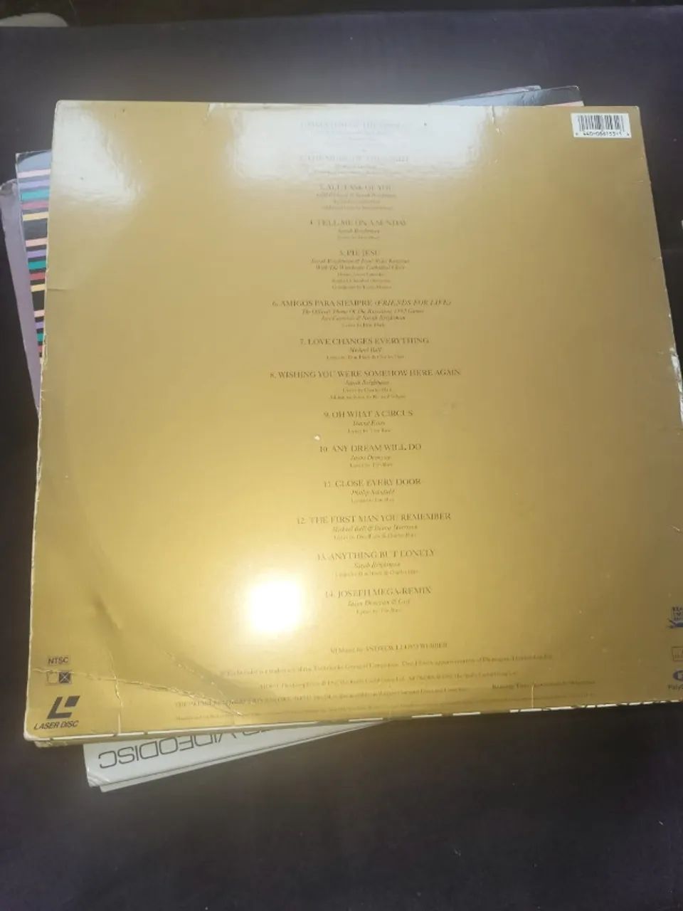 Andrew LLoyd Webber The Premiere Collection Encore (Laser Disc) - Foto 2