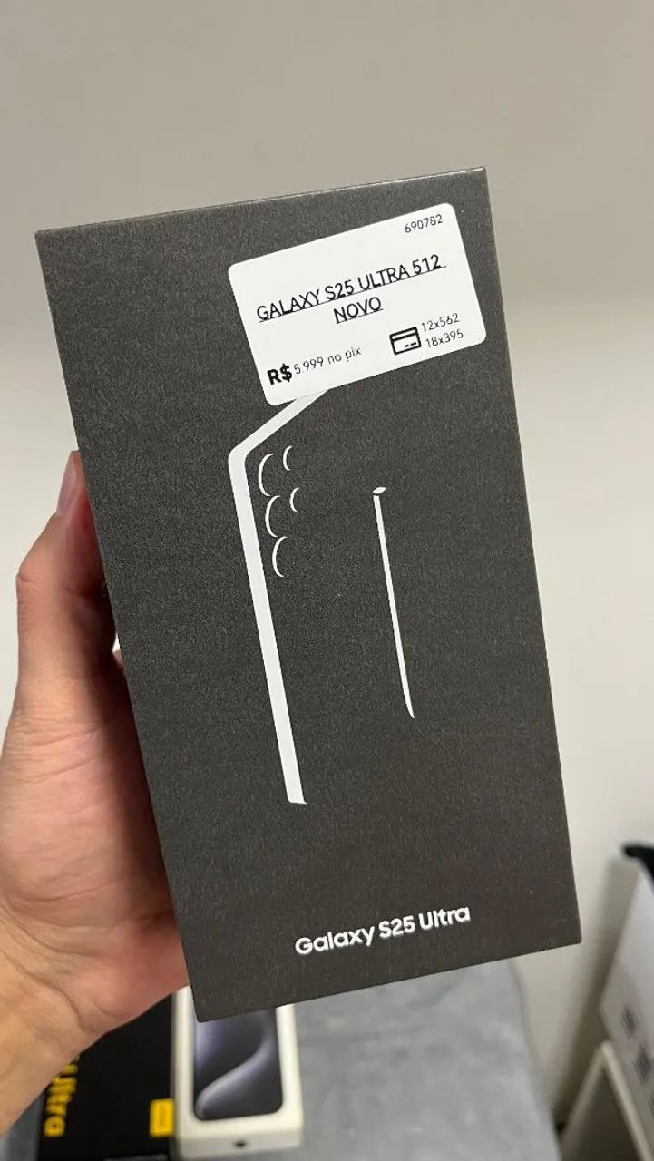 Galaxy S25 ultra 512 novo Lacrado 