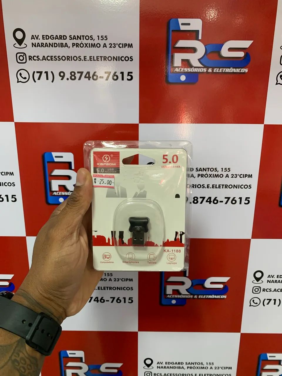Mini Adaptador Bluetooth 5.0