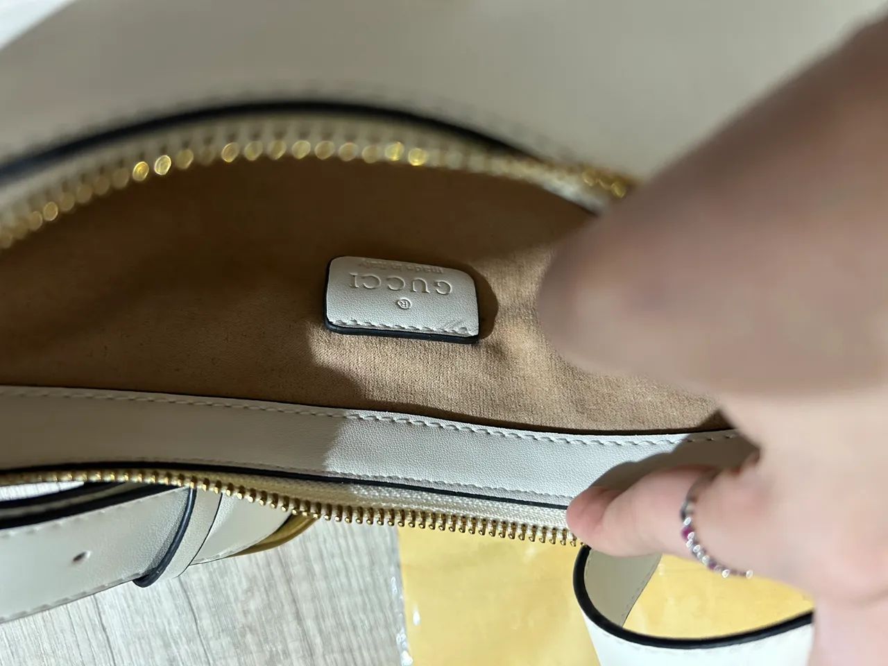Bolsa tote Gucci branca  - Foto 5