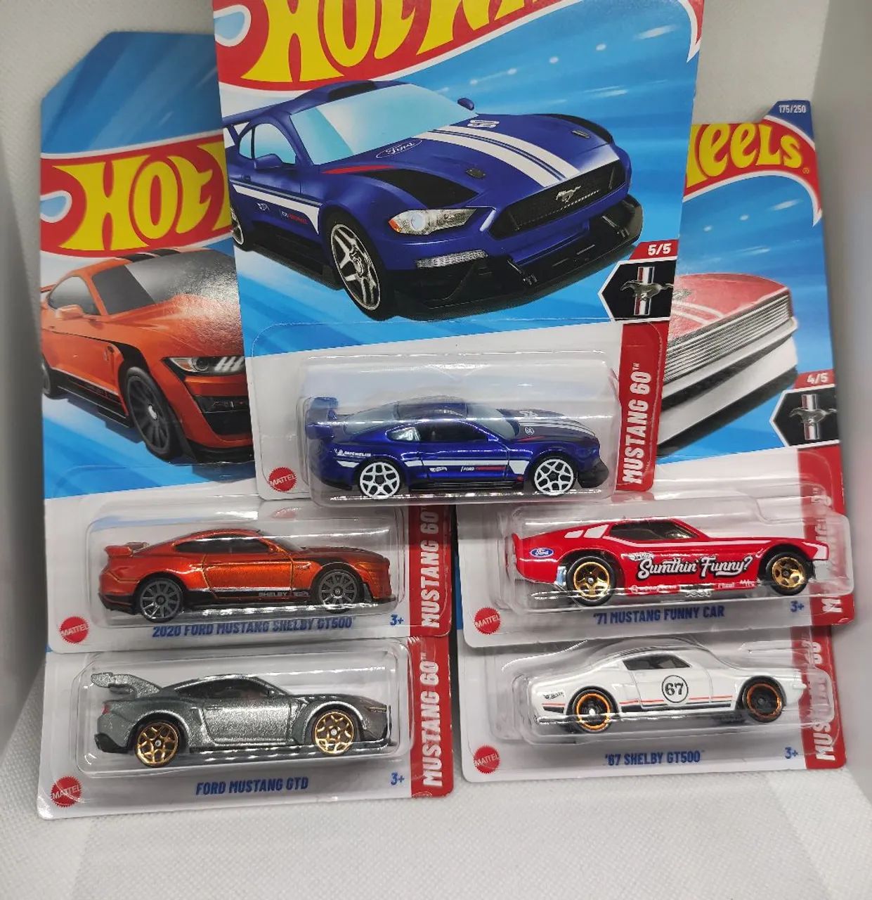Hot Wheels Coleção Completa Mustang 60 Anos