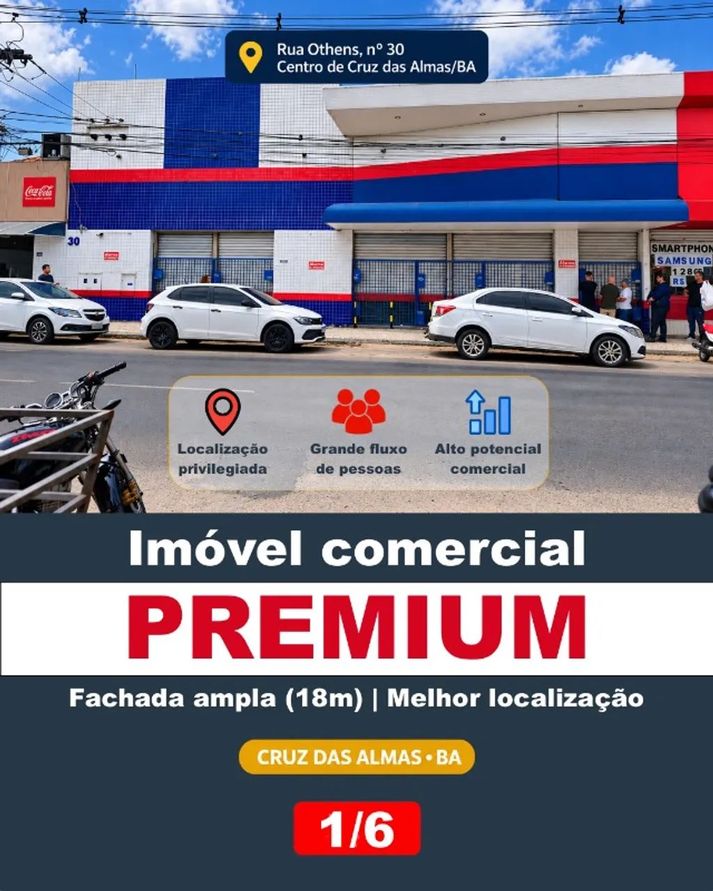 Loja Premium no Centro de Cruz das Almas
