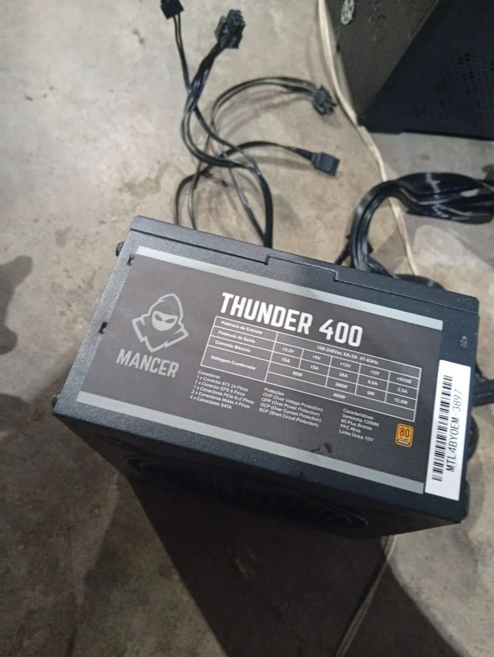 Fonte thunder 400w mancer