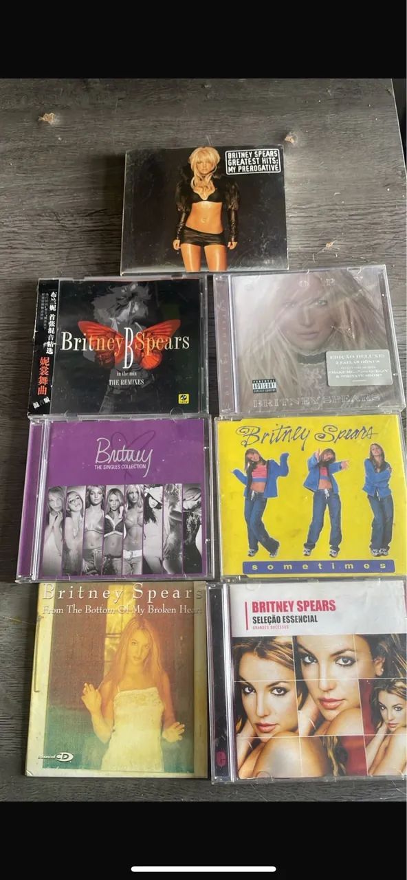 Cd Single Britney Spears Combo completo65568101677570120