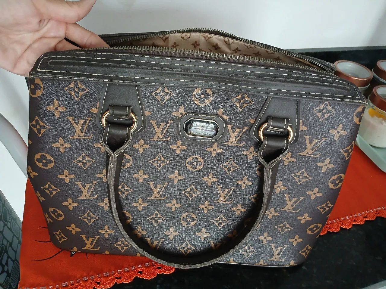 Bolsa de couro ombro 