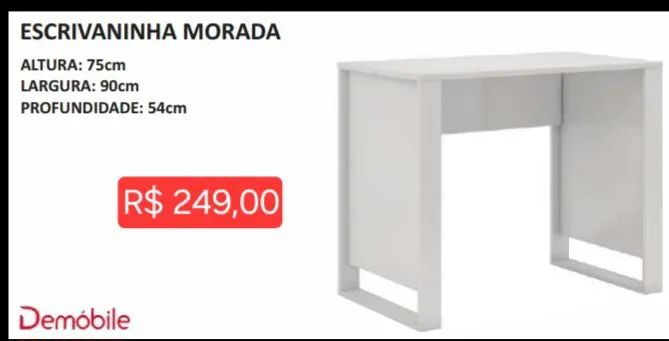 Escrivaninha Morada nova (leia a descrição) - Foto 2