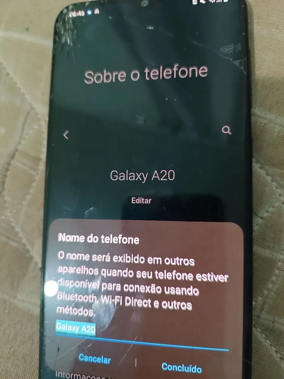 celular Samsung A20