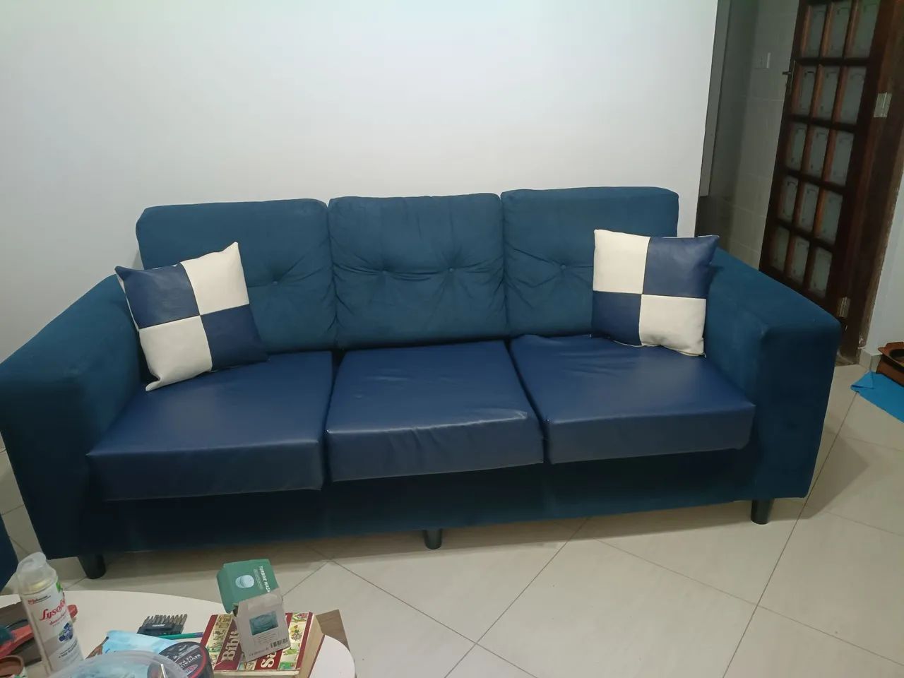 Vendo sofá de dois e três lugar - Foto 3