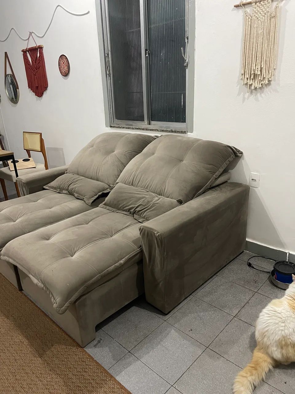 Vendo sofá retrátil 3 lugares - Foto 2