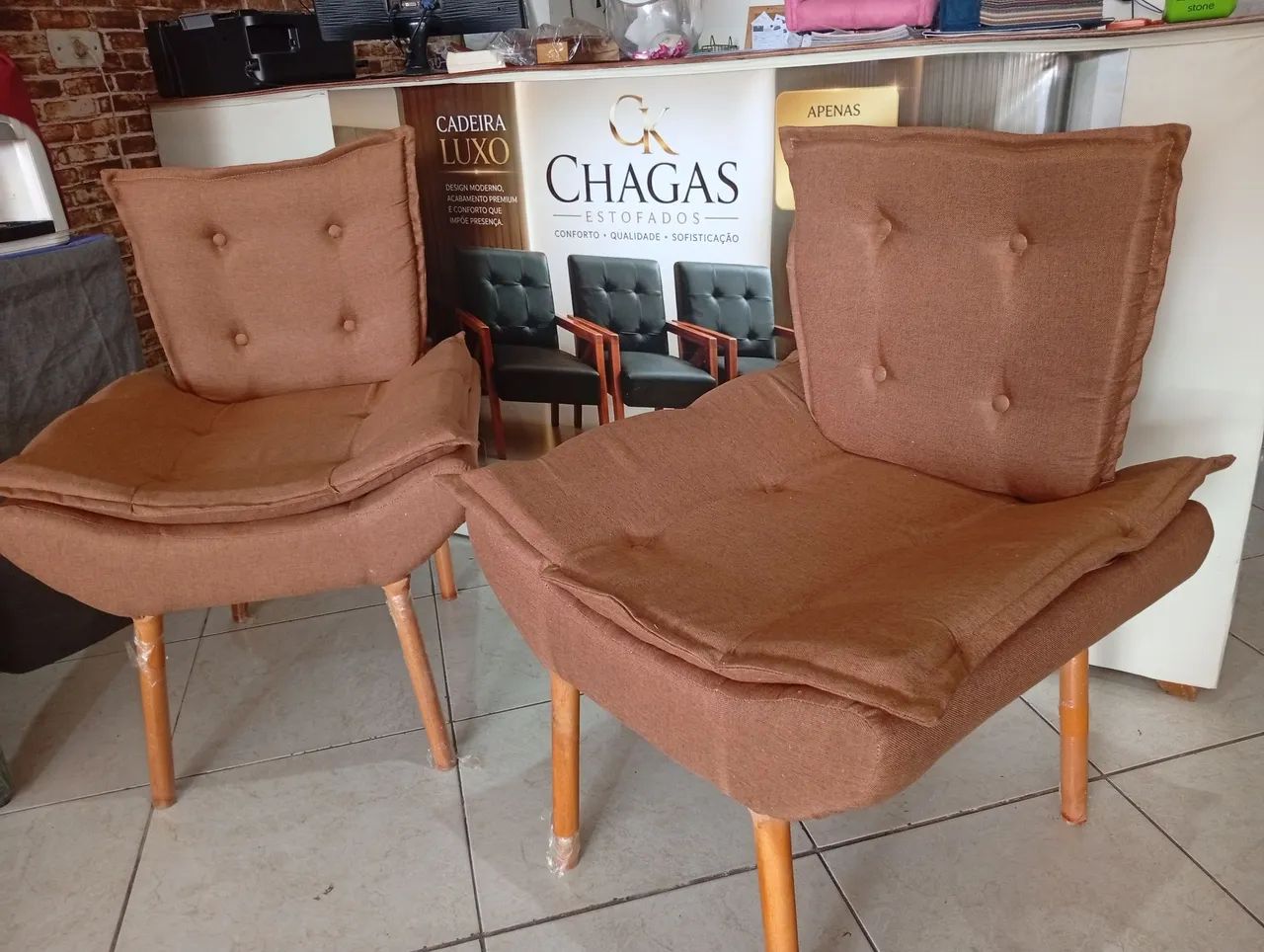 Lindas poltronas de decoração  - Foto 2