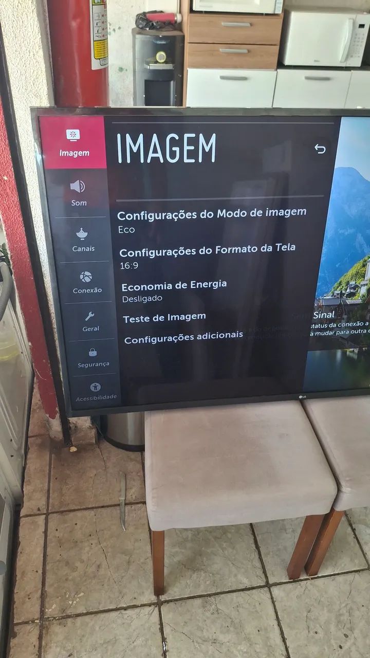 TV SMART LG 55 POLEGADAS FUNCIONANDO TUDO PERFEITAMENTE BEM (SEM OS PÉS) - Foto 2