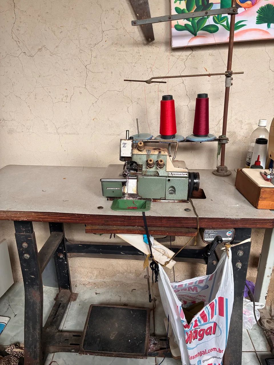 Máquina overlock industrial  - Foto 2