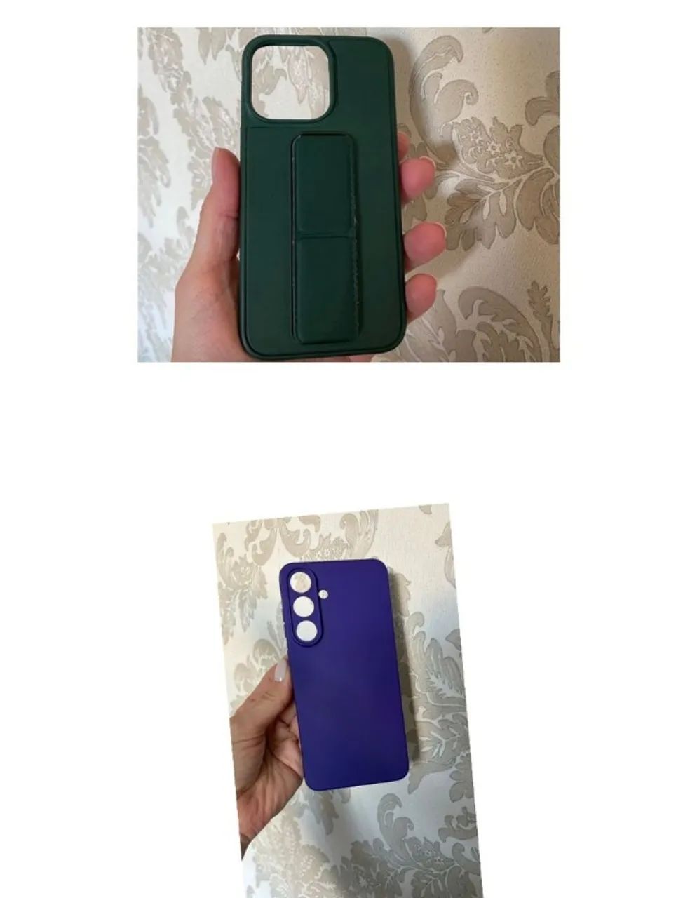 kit 2 capas de silicone iphone 12/13/14 e galaxy s26 plus