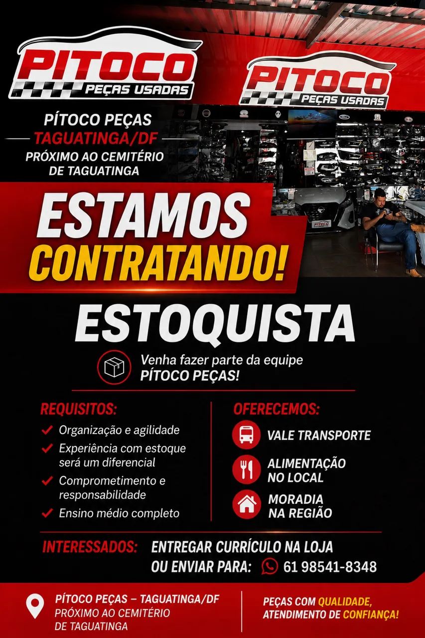 VAGA DE EMPREGO