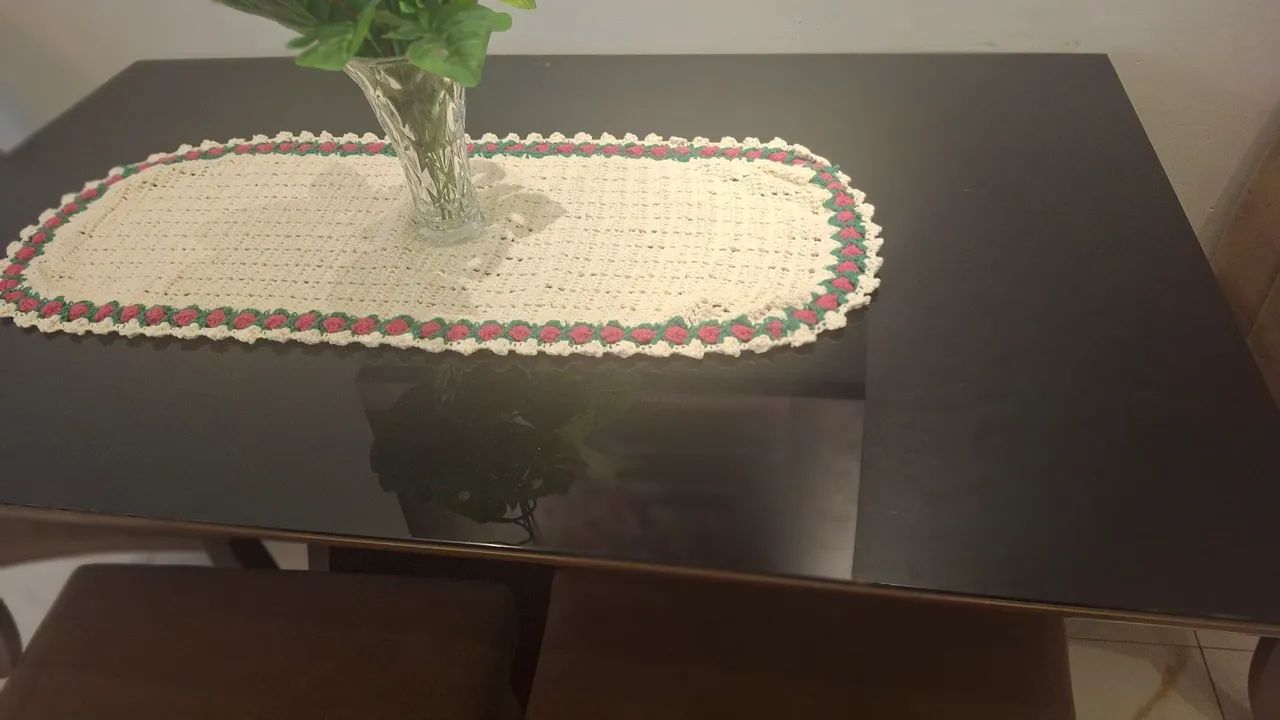Mesa tampo de vidro - Foto 3