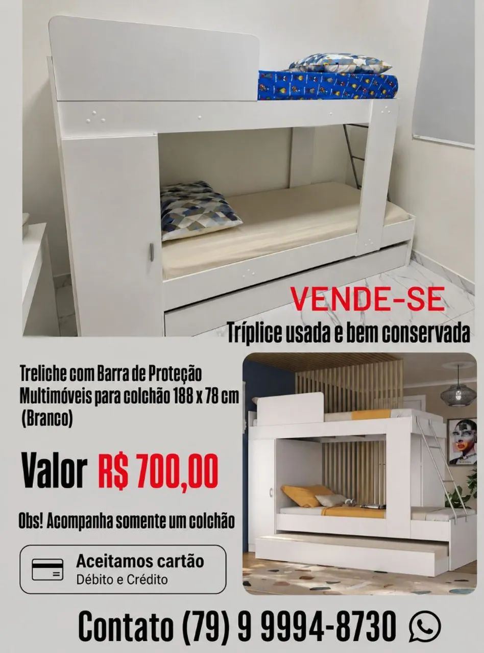Triliche com baú 