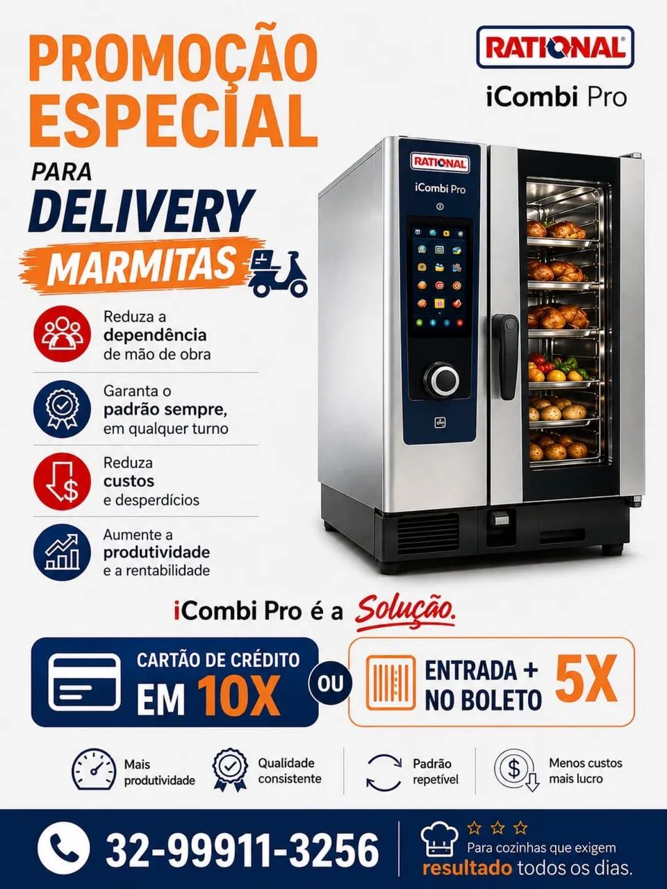 Forno combinado Rational 6 gns elétrico - Foto 2