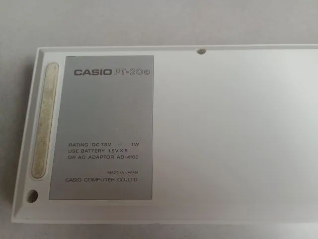 Casio PT-20 teclado de 1982 Funcionando - Foto 3