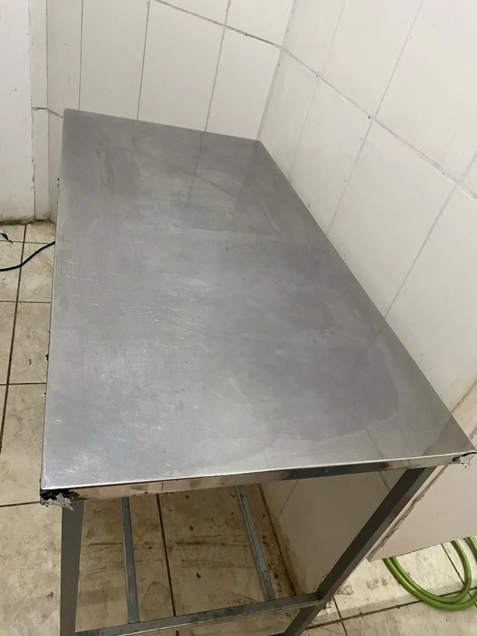 Mesa Aço Inox 1,20x60