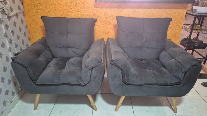 Sofá retrátil e reclinável e Poltronas  - Foto 5