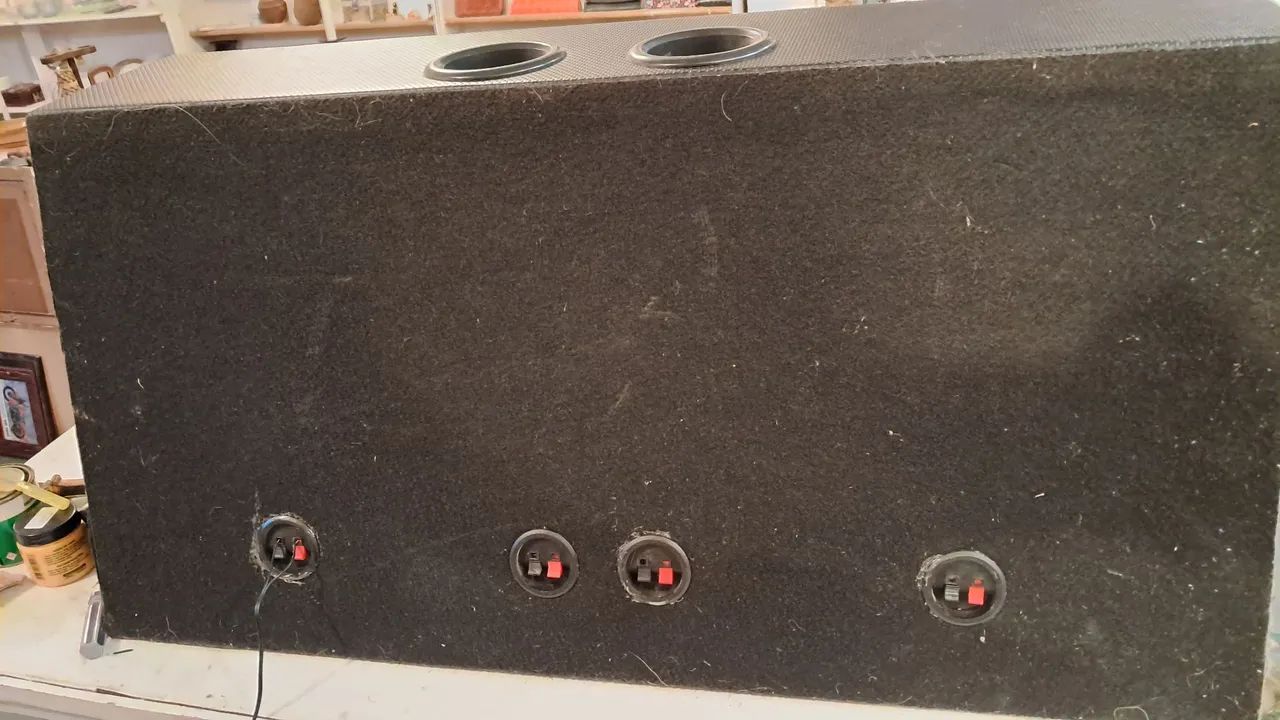 Caixa trio falcon subwoofer 12 driver corneta tweeter  - Foto 5