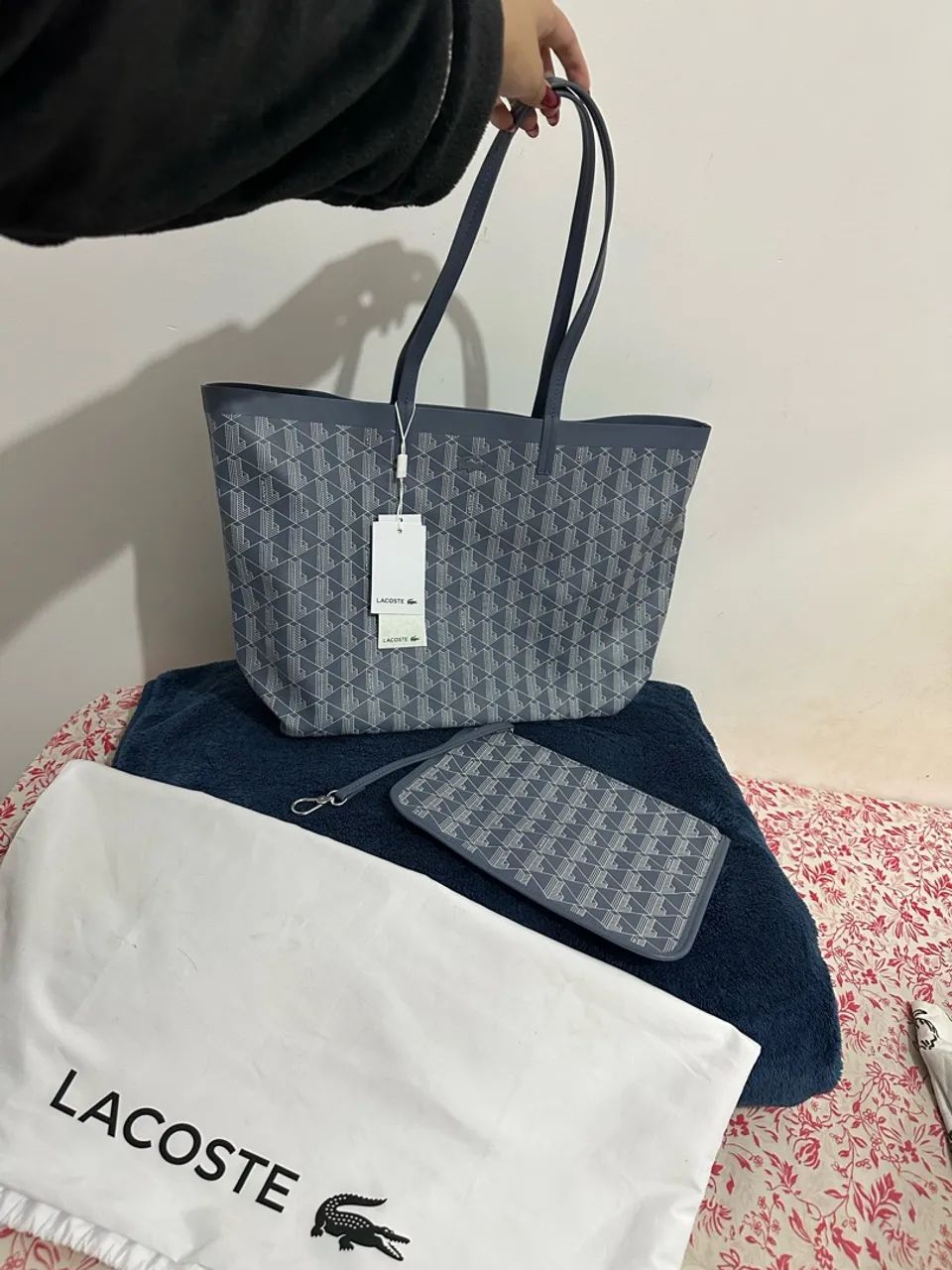 Bolsa Lacoste autêntica  - Foto 4
