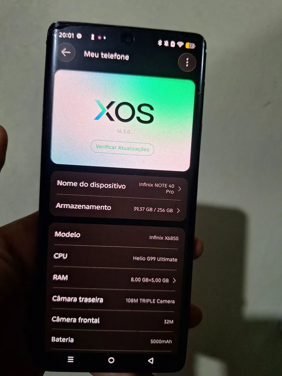 Infinix note 40 pro 256 g  - Foto 3