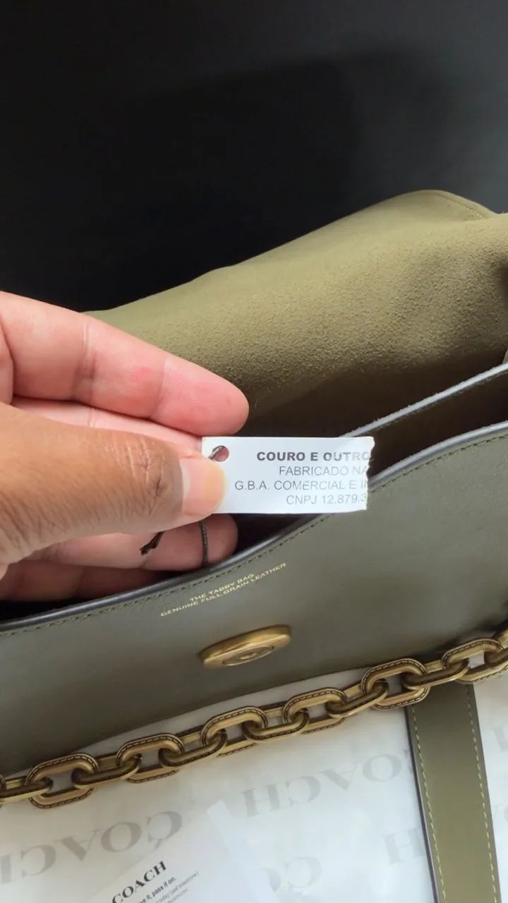 Bolsas coach de ombro Chain Tabby - Foto 2