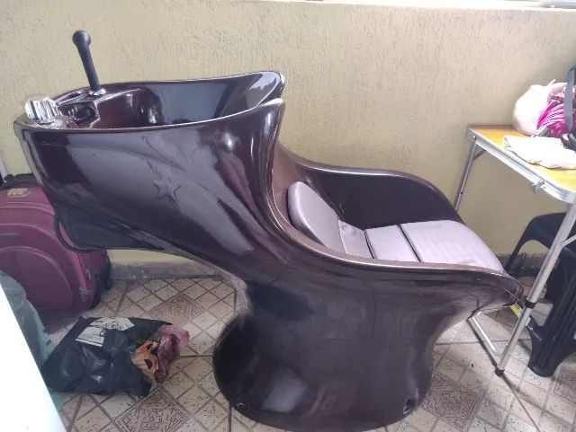 Lavatório e cadeira de cabeleireiro  - Foto 2