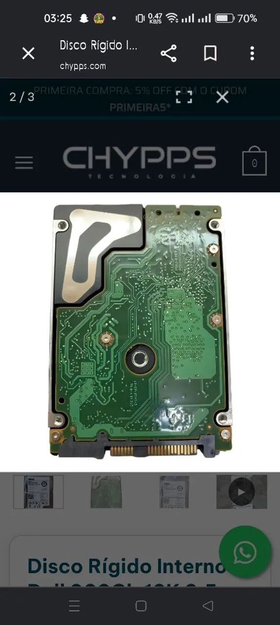 HD Dell para servidor de 900gb - Foto 6