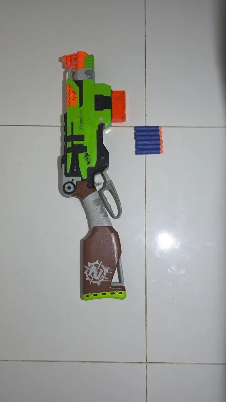 Nerf Zombie Strike Slingfire - Completas + 6 dardos