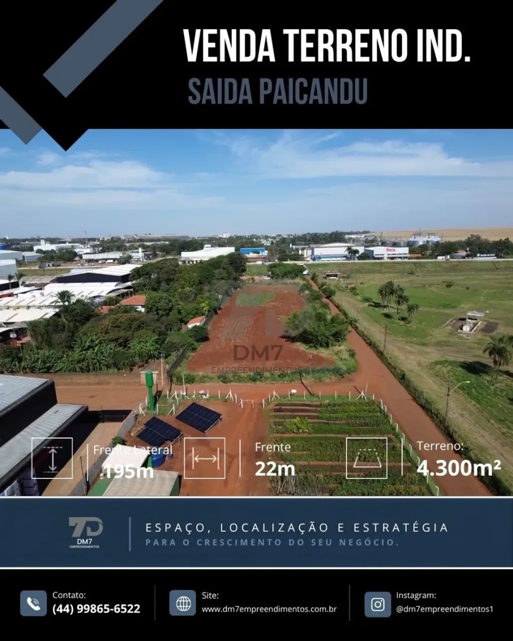 Terreno À Venda Parque Industrial Maringá - Foto 3
