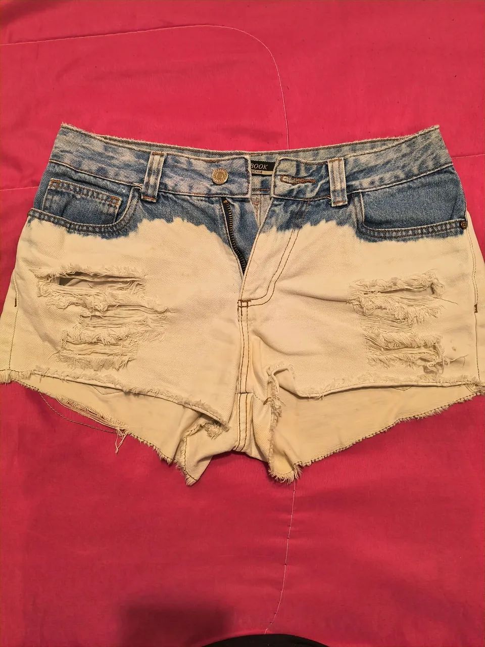 Short Jeans Bicolor Handbook Tam 38 