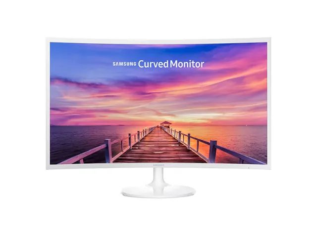 Monitor LED 32 Full HD Branco Curvo LC32F391 - Samsung - Foto 2