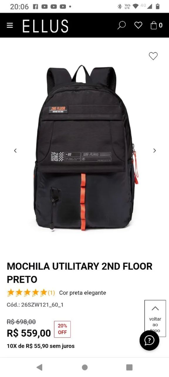 Mochila da Ellus 2nd floor  - Foto 4