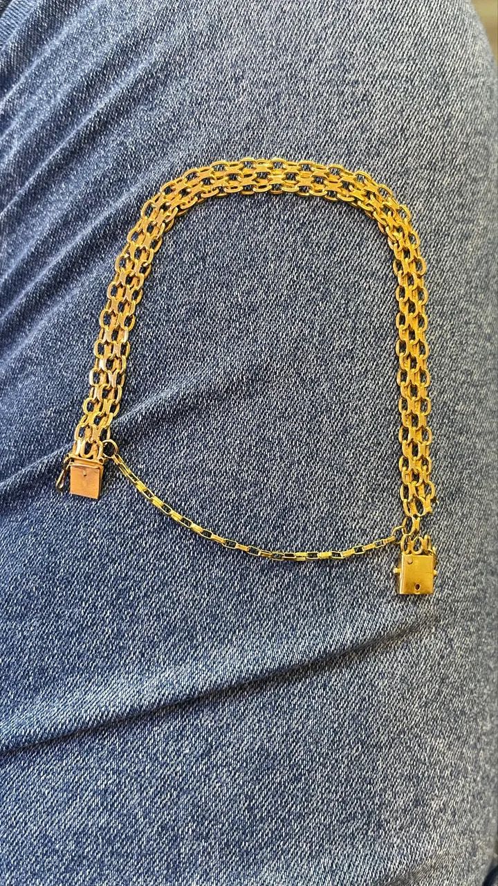     Pulseira de Ouro 18K - 13g - Foto 2