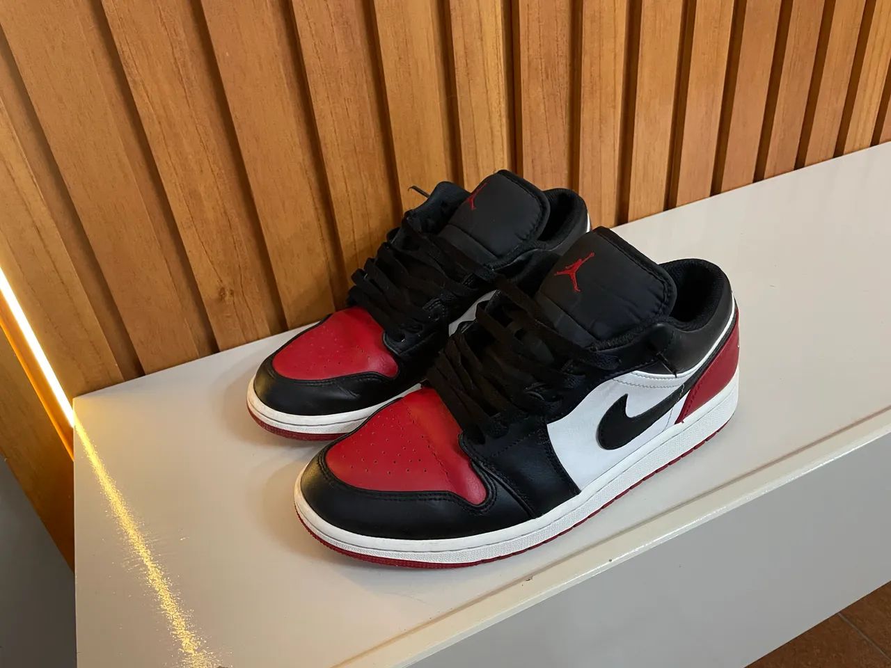 Jordan 1 low - Bred Toe 2.0