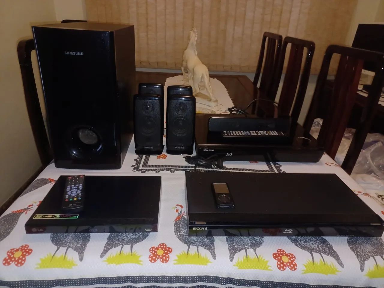 Home Teather BLUE RAY, DVD e Caixas