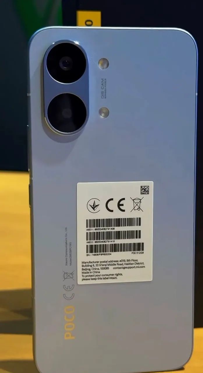 Celular POCO X8 Pro Max 256GB 12GB Azul -- Lacrado Original com