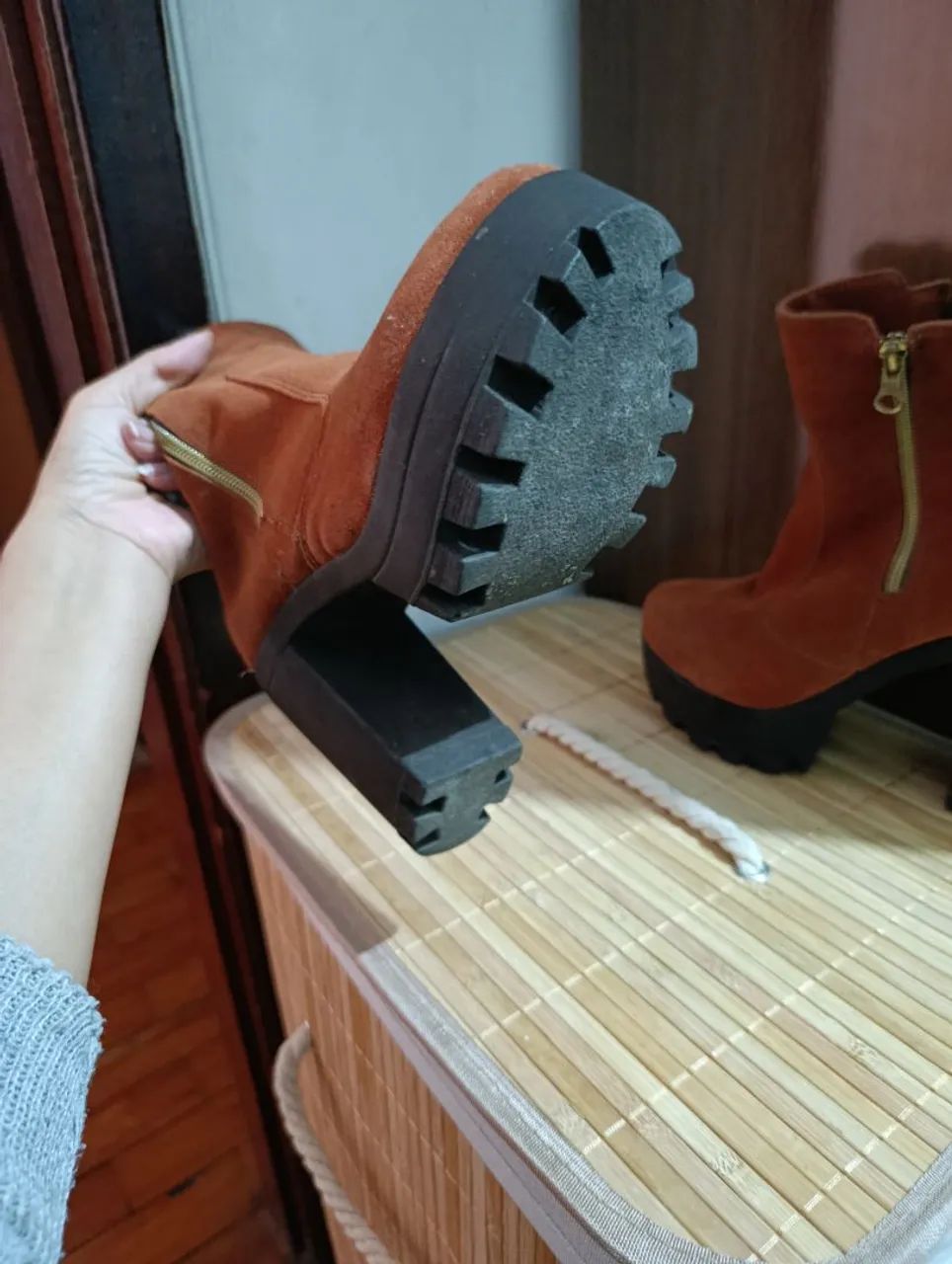 Bota Tratorada marrom ? - Foto 2