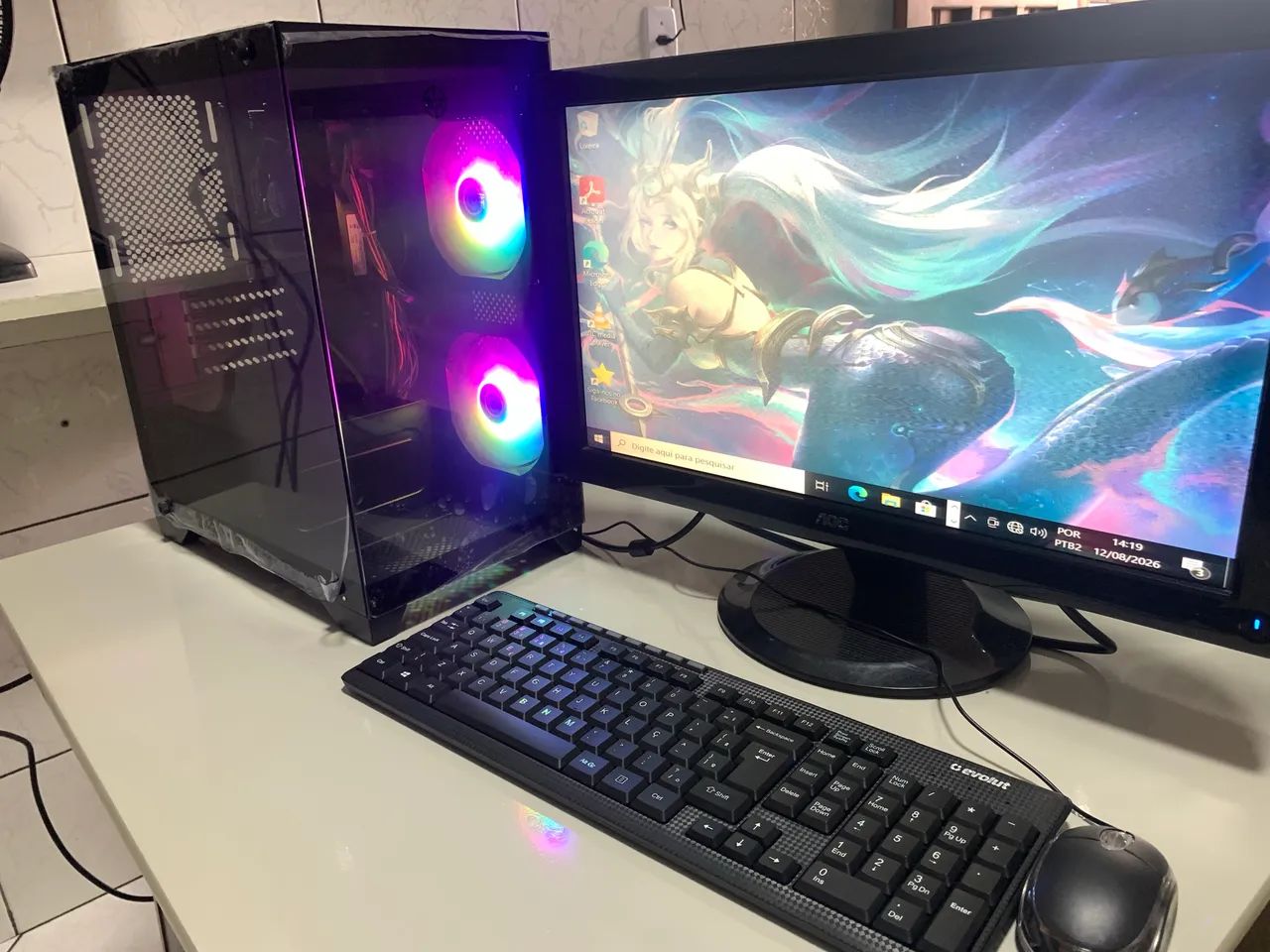 Computador gamer completo aquário  - Foto 3
