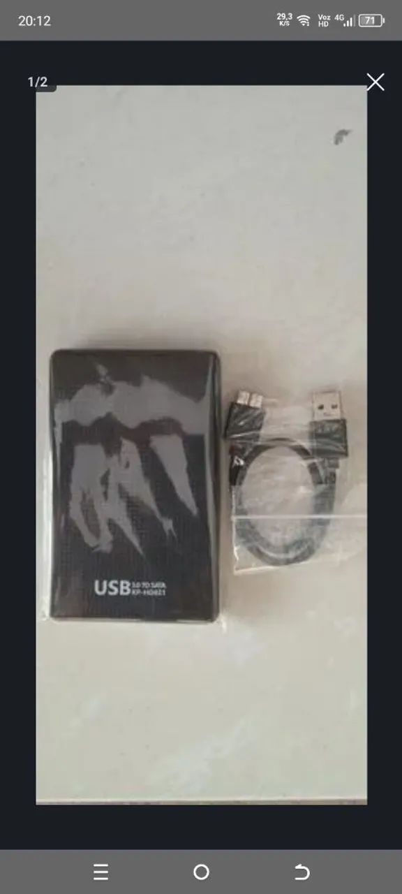 HD externo 750GB USB 3.0