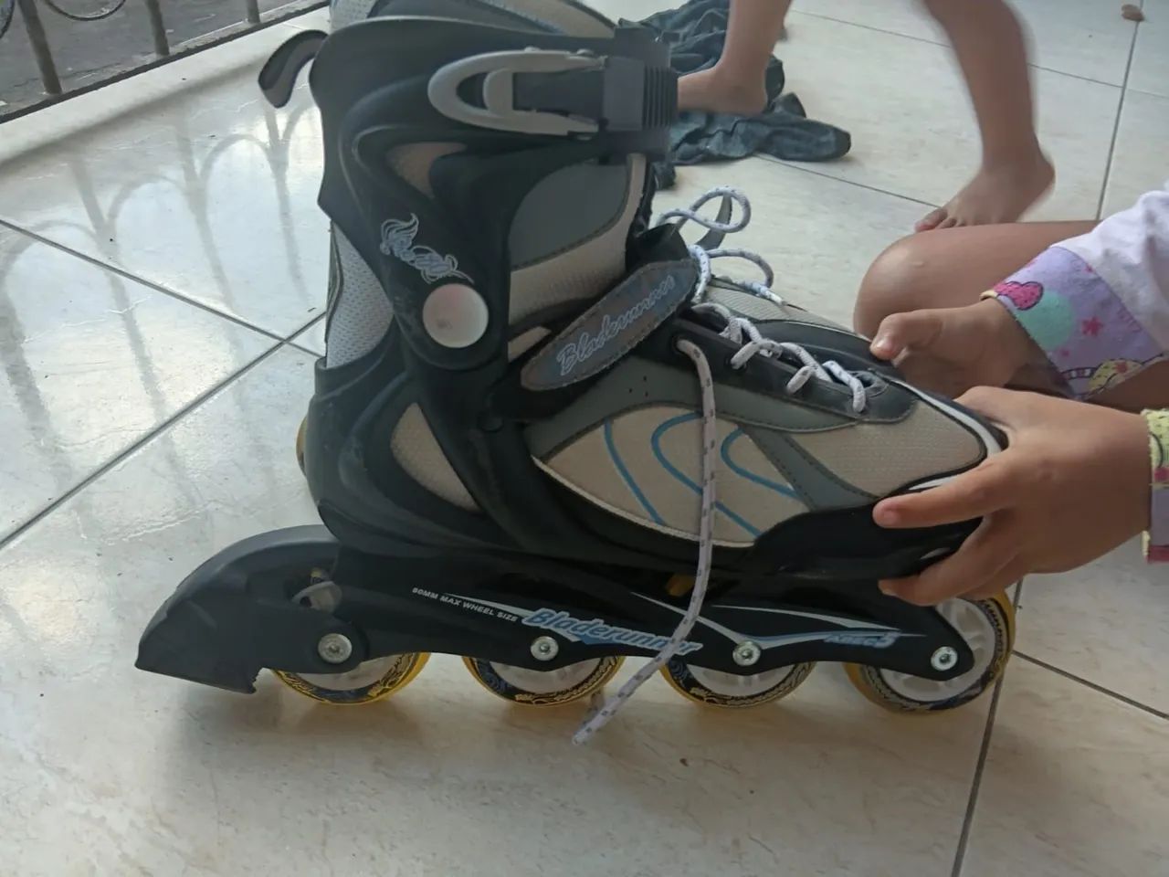 Patins quase novo  - Foto 3