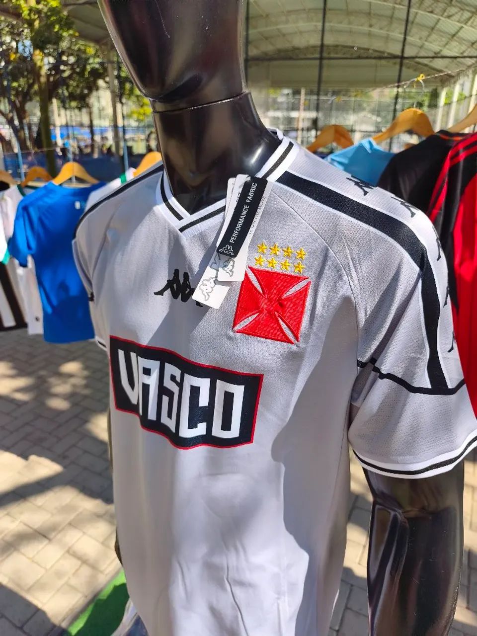 Camisa Vasco Cinza aquecimento  - Foto 2