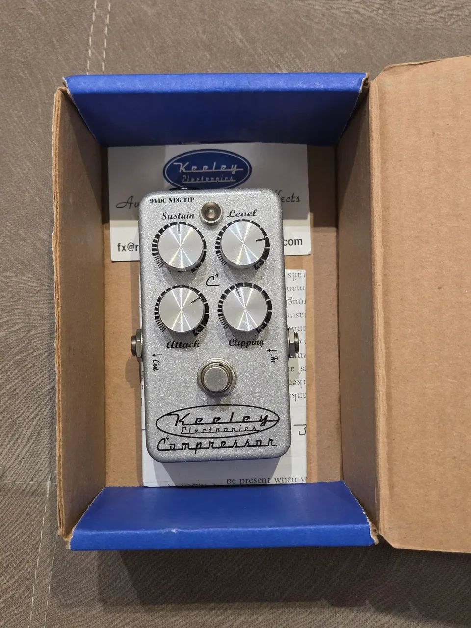 Pedal Keeley Compressor C4 - Instrumentos musicais - Parque Dom