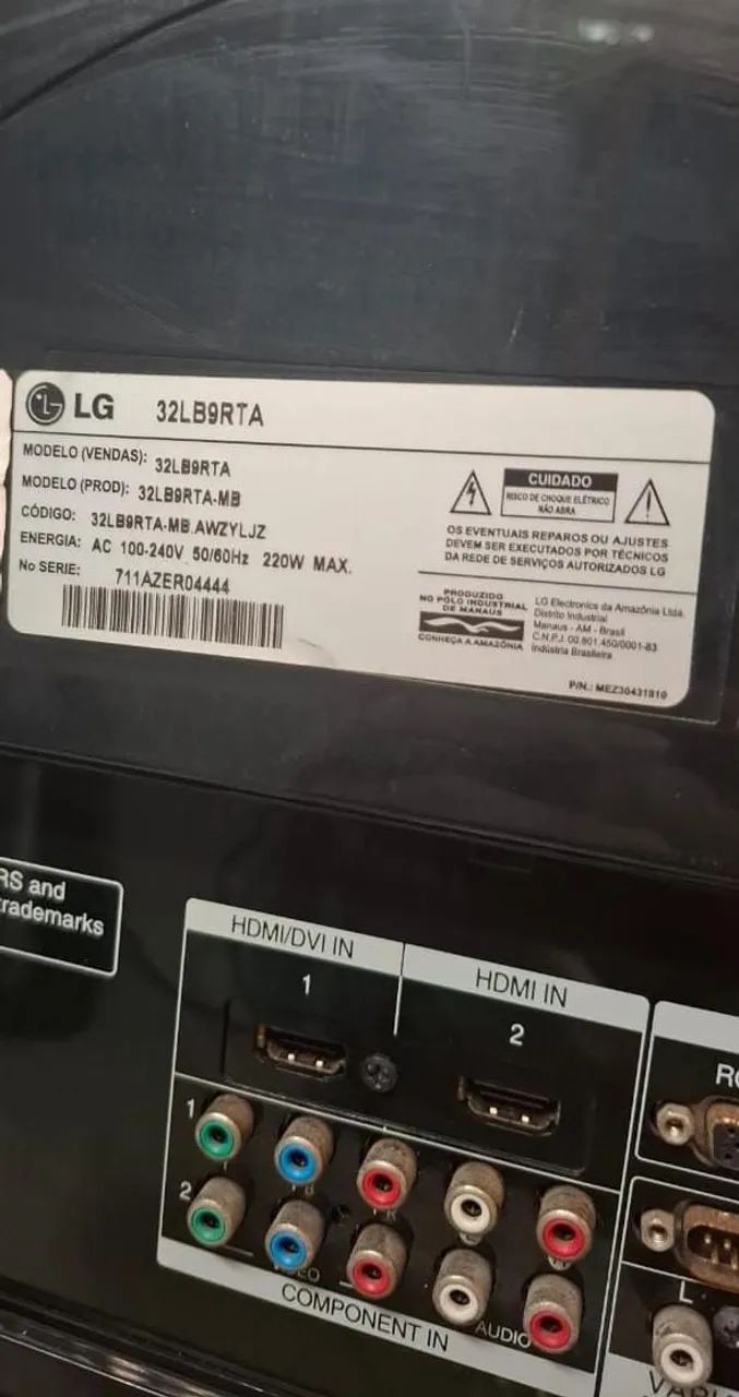 VENDO TV LG 32'- NÃO SMART - Foto 3