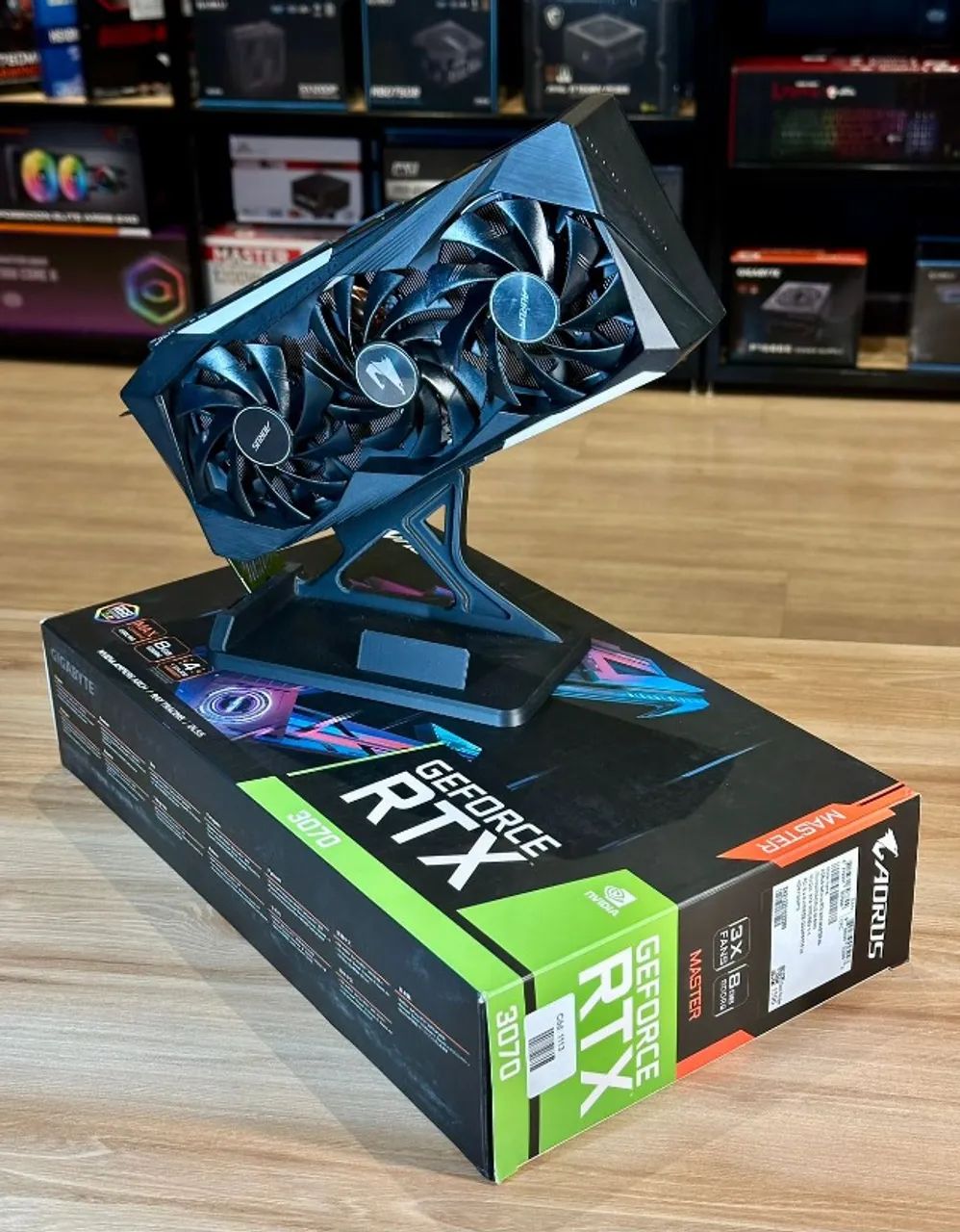Placa de Video Rtx 3070 8gb Aorus Com display - pronta entrega (Loja Física)