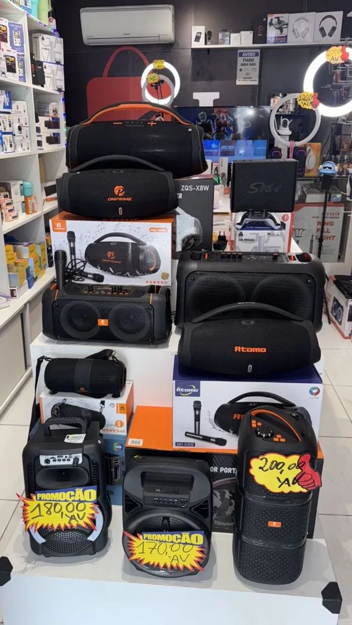 Som BLUETOOTH PORTÁTIL BOOMBOX onprime  - Foto 4