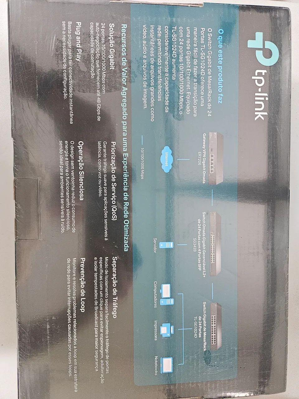 Switch Tplink Gigbit 24 portas - Foto 2