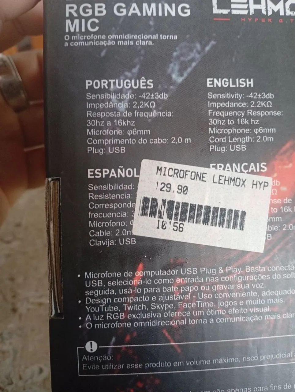 Microfone para computador  - Foto 4